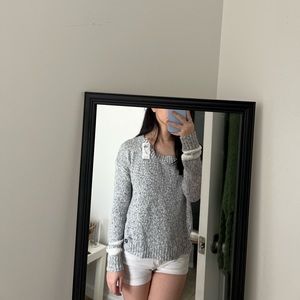 hollister grey sweater